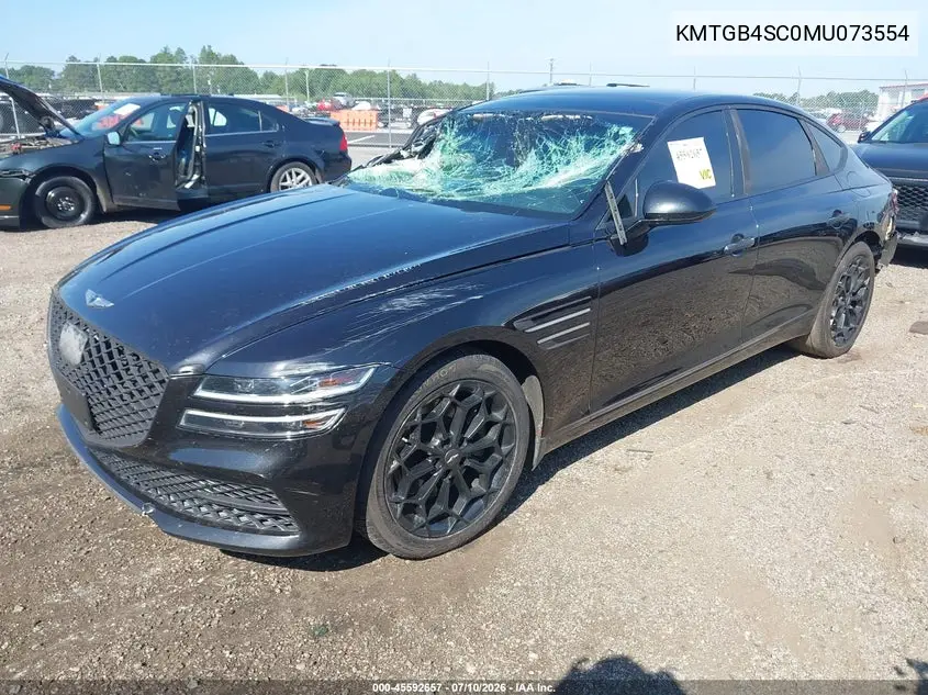 2021 Genesis G80 2.5T Rwd VIN: KMTGB4SC0MU073554 Lot: 45592657