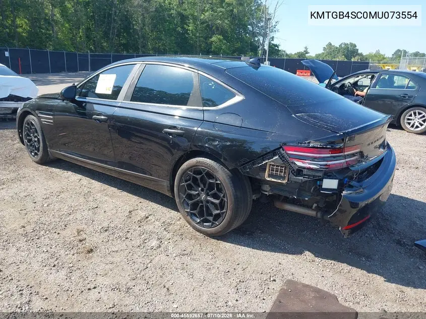 2021 Genesis G80 2.5T Rwd VIN: KMTGB4SC0MU073554 Lot: 45592657