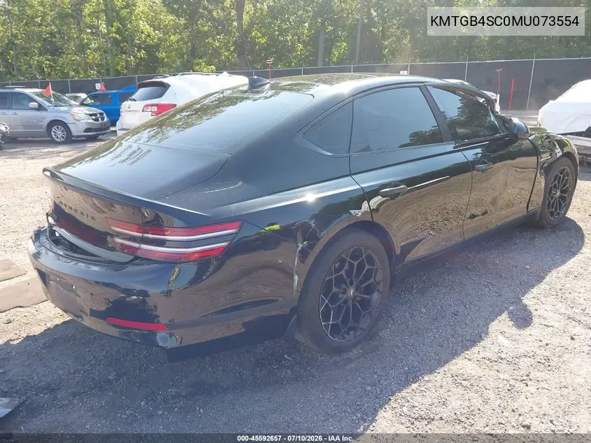2021 Genesis G80 2.5T Rwd VIN: KMTGB4SC0MU073554 Lot: 45592657