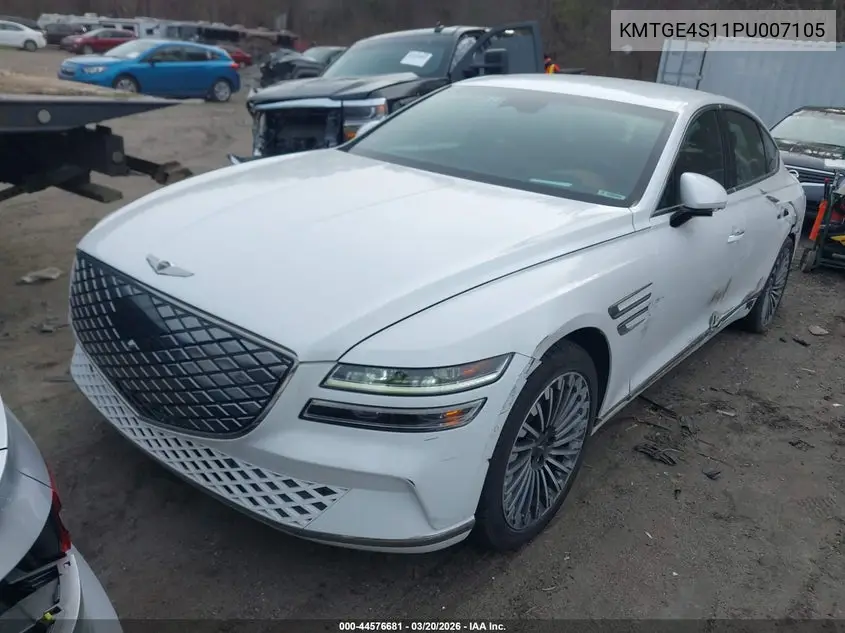 2023 Genesis Electrified G80 VIN: KMTGE4S11PU007105 Lot: 44576681