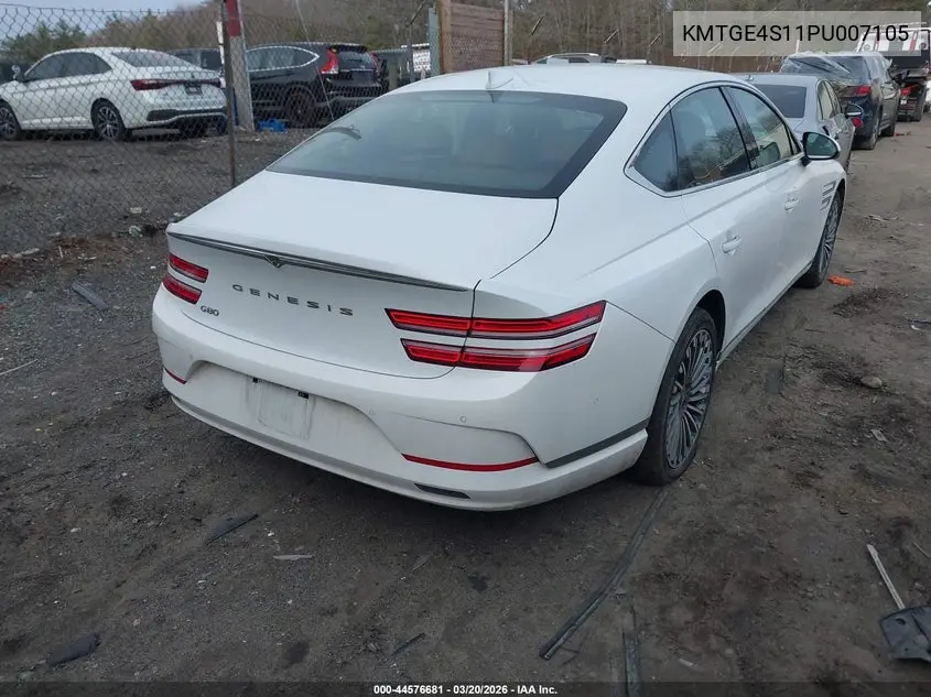 2023 Genesis Electrified G80 VIN: KMTGE4S11PU007105 Lot: 44576681