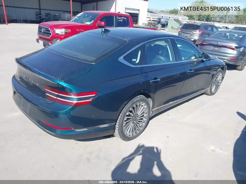2023 Genesis Electrified G80 VIN: KMTGE4S15PU006135 Lot: 44644905