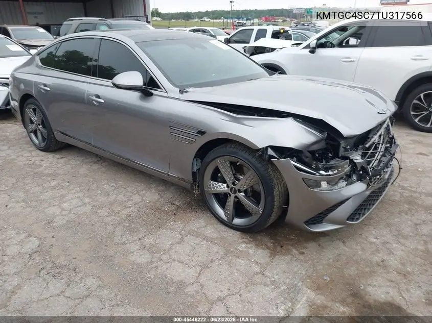 2026 Genesis G80 2.5T Sport Prestige Awd VIN: KMTGC4SC7TU317566 Lot: 45446222