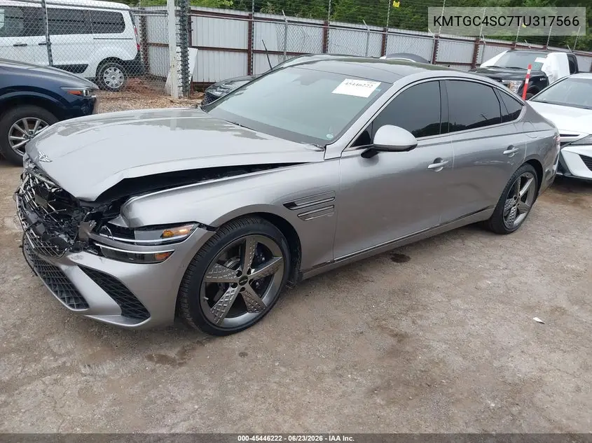 2026 Genesis G80 2.5T Sport Prestige Awd VIN: KMTGC4SC7TU317566 Lot: 45446222