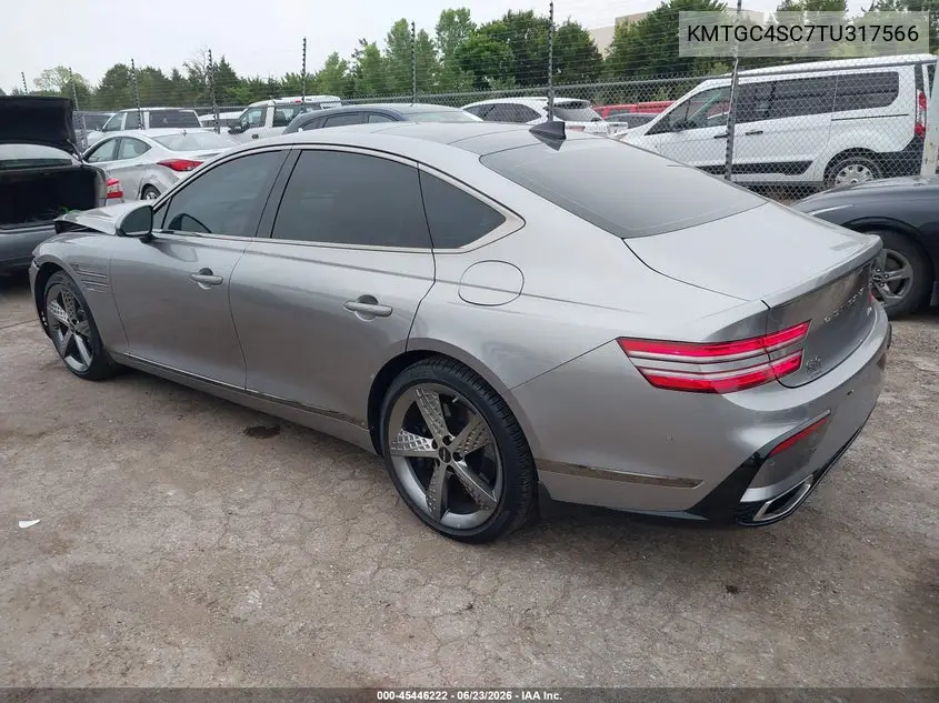2026 Genesis G80 2.5T Sport Prestige Awd VIN: KMTGC4SC7TU317566 Lot: 45446222
