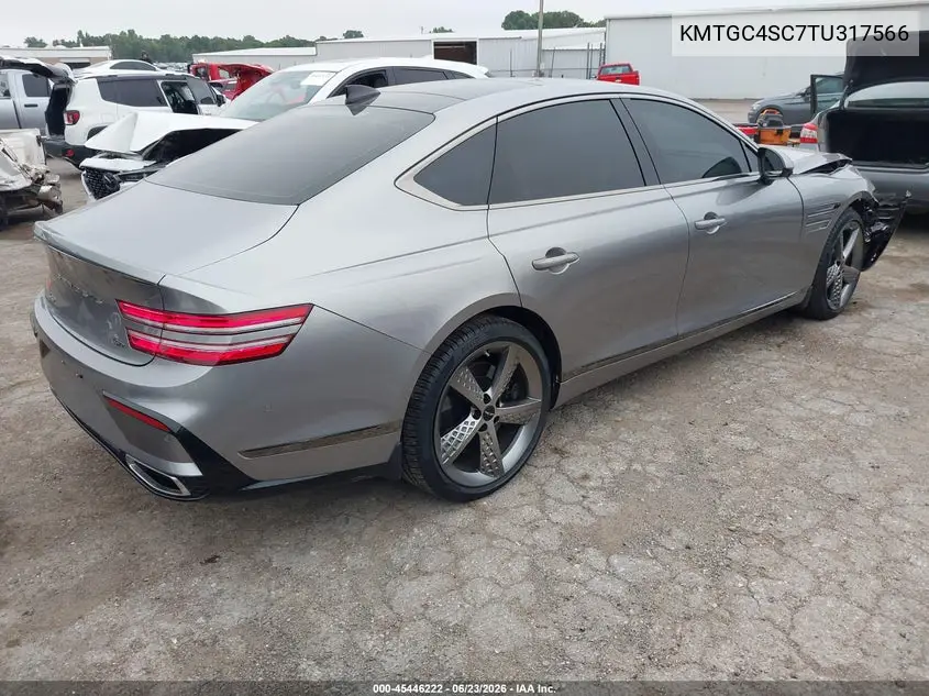 2026 Genesis G80 2.5T Sport Prestige Awd VIN: KMTGC4SC7TU317566 Lot: 45446222
