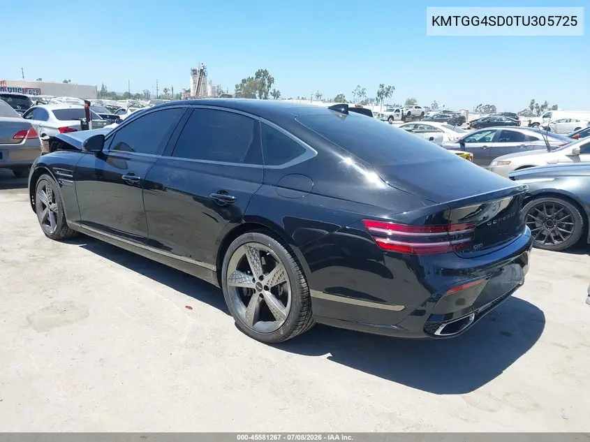 2026 Genesis G80 3.5T Sport Prestige Awd VIN: KMTGG4SD0TU305725 Lot: 45581267