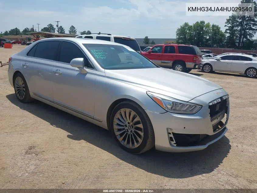 2017 Genesis G90 3.3T Premium VIN: KMHG34JA4HU029540 Lot: 45077050