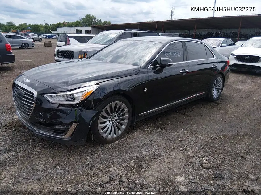 2017 Genesis G90 5.0 Ultimate VIN: KMHG54JH5HU032275 Lot: 45346342