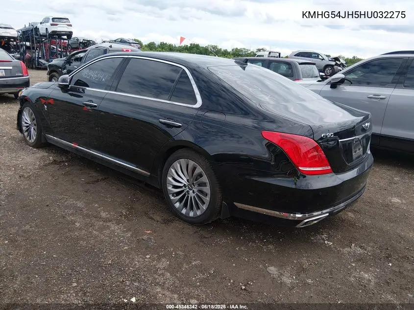 2017 Genesis G90 5.0 Ultimate VIN: KMHG54JH5HU032275 Lot: 45346342