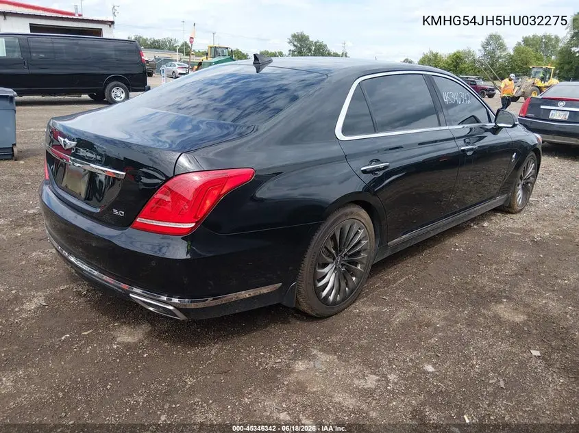2017 Genesis G90 5.0 Ultimate VIN: KMHG54JH5HU032275 Lot: 45346342