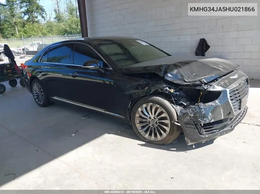 2017 Genesis G90 3.3T Premium VIN: KMHG34JA5HU021866 Lot: 45385412