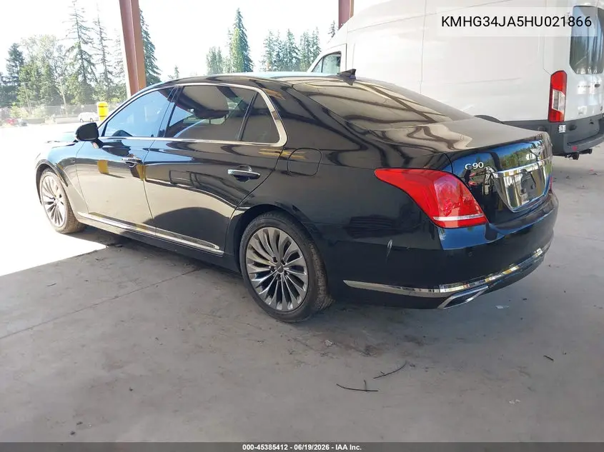 2017 Genesis G90 3.3T Premium VIN: KMHG34JA5HU021866 Lot: 45385412