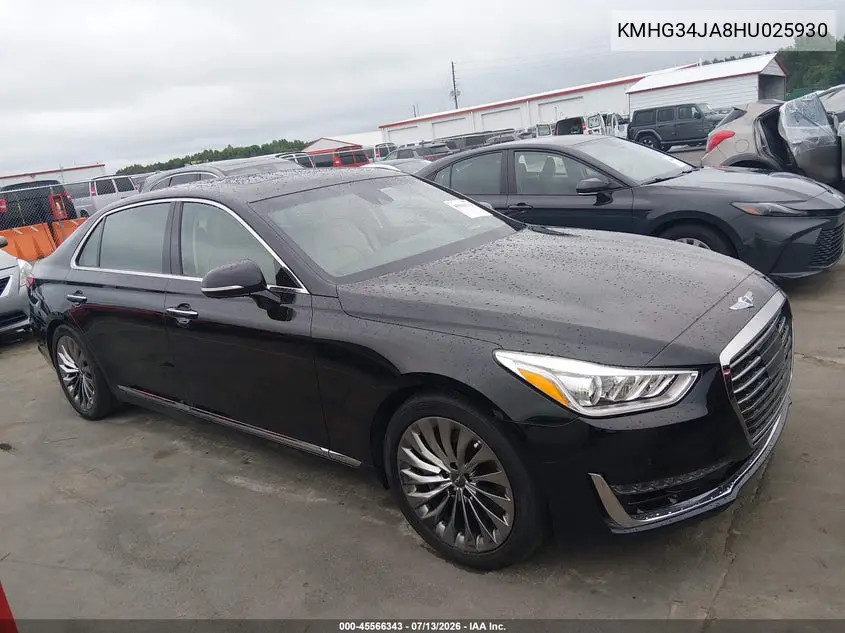 2017 Genesis G90 3.3T Premium VIN: KMHG34JA8HU025930 Lot: 45566343