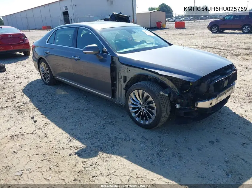 2017 Genesis G90 5.0 Ultimate VIN: KMHG54JH6HU025769 Lot: 45605605