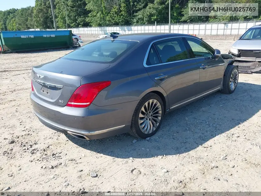 2017 Genesis G90 5.0 Ultimate VIN: KMHG54JH6HU025769 Lot: 45605605