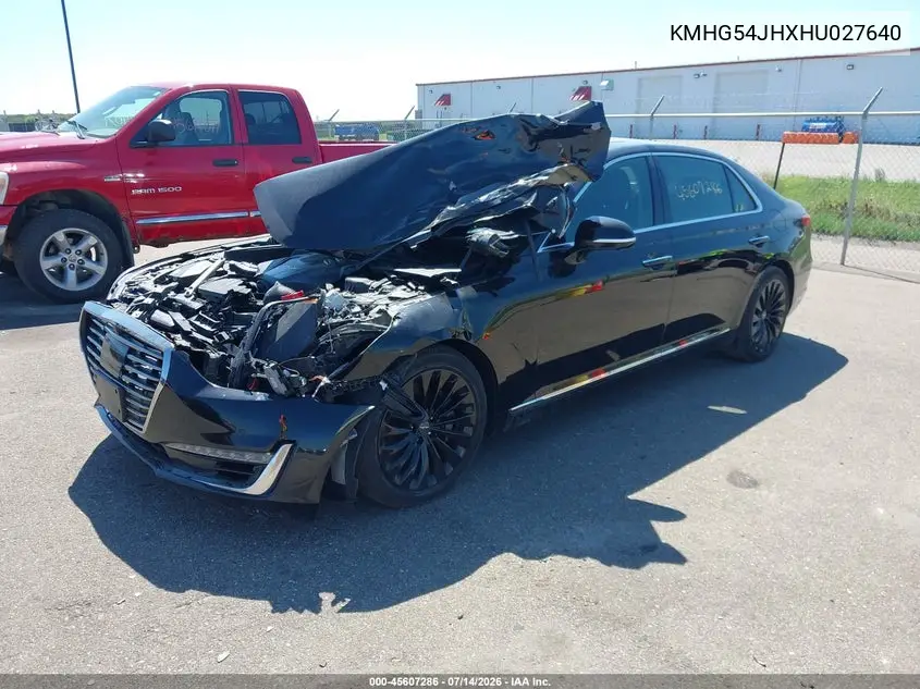 2017 Genesis G90 5.0 Ultimate VIN: KMHG54JHXHU027640 Lot: 45607286