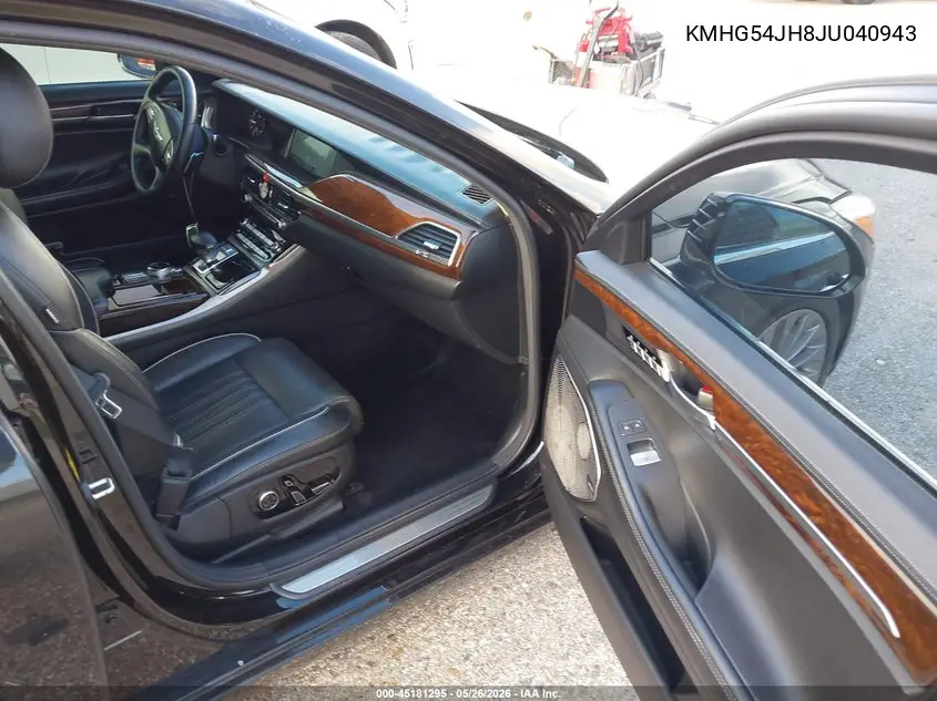 2018 Genesis G90 5.0 Ultimate VIN: KMHG54JH8JU040943 Lot: 45181295