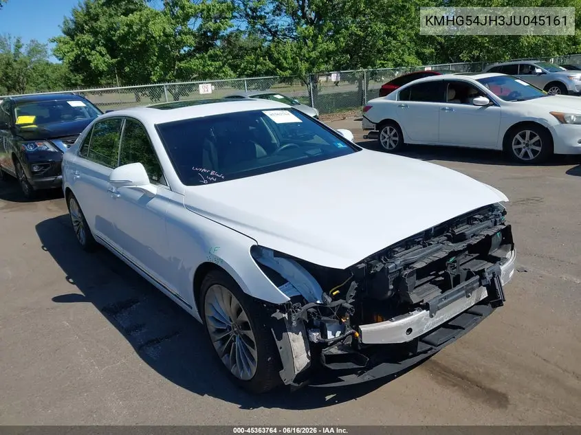 2018 Genesis G90 5.0 Ultimate VIN: KMHG54JH3JU045161 Lot: 45363764