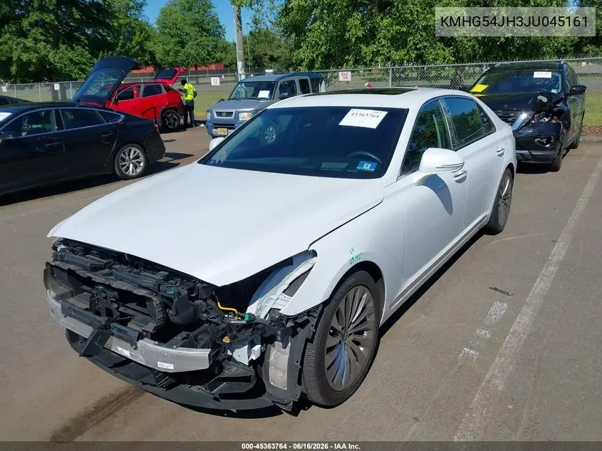 2018 Genesis G90 5.0 Ultimate VIN: KMHG54JH3JU045161 Lot: 45363764