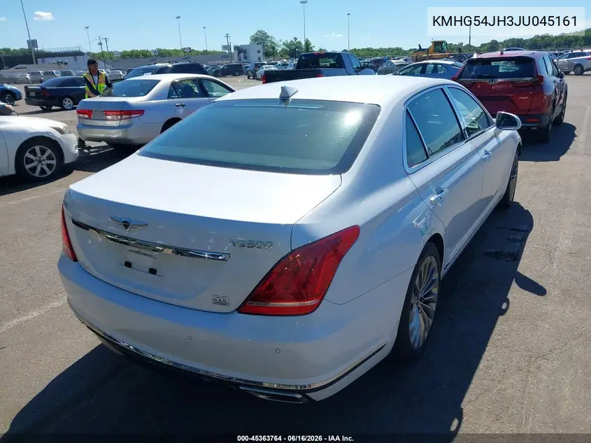 2018 Genesis G90 5.0 Ultimate VIN: KMHG54JH3JU045161 Lot: 45363764