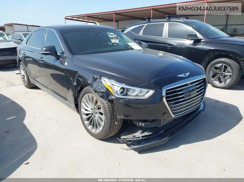 KMHG34JA0JU037589 2018 Genesis G90 3.3T Premium