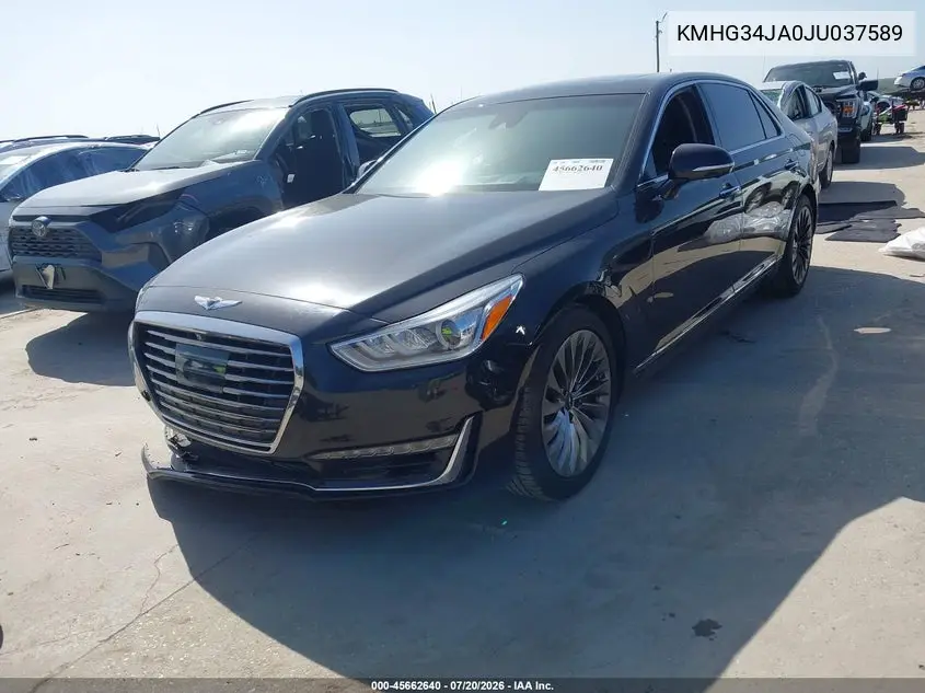 KMHG34JA0JU037589 2018 Genesis G90 3.3T Premium