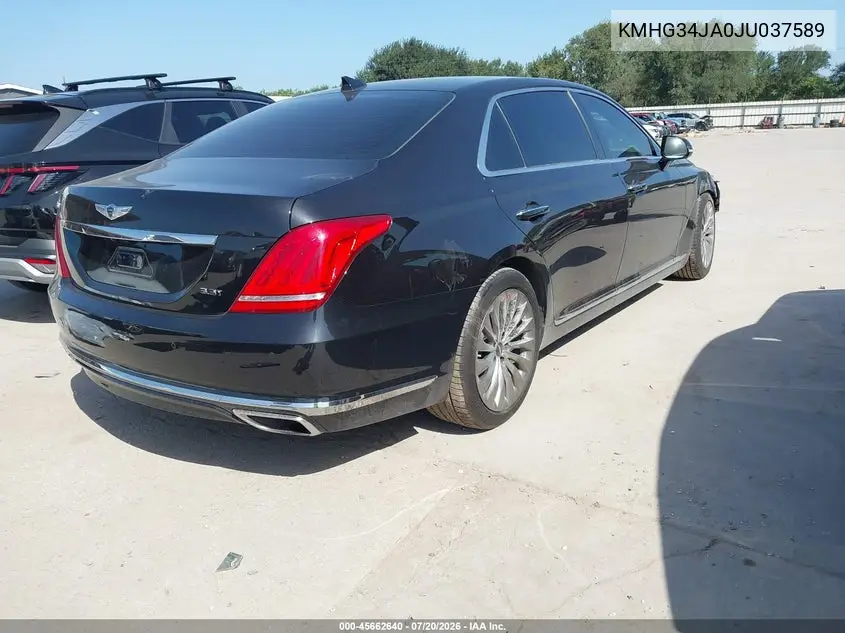KMHG34JA0JU037589 2018 Genesis G90 3.3T Premium