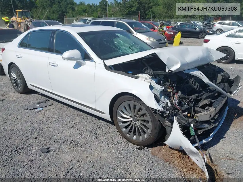 2019 Genesis G90 5.0 Ultimate VIN: KMTF54JH7KU059308 Lot: 45313615