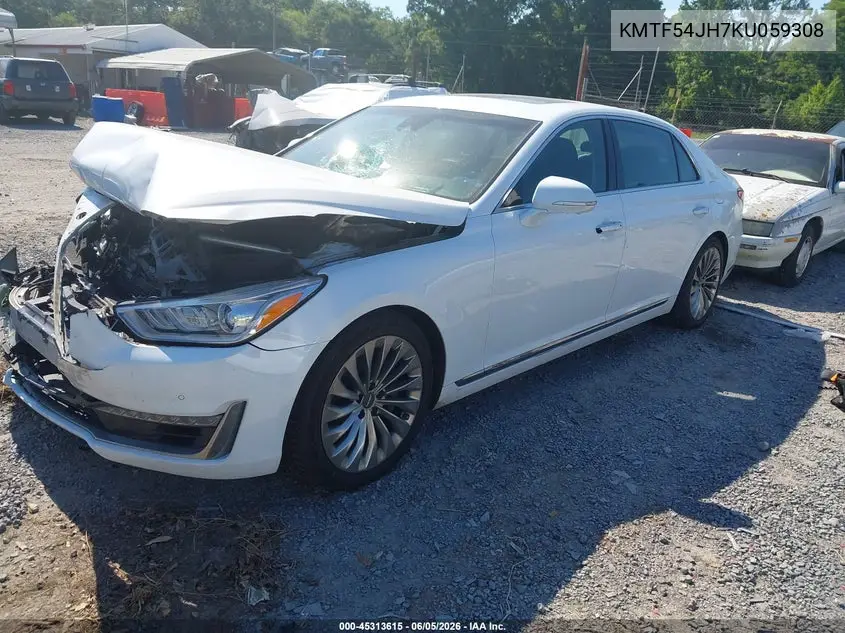 2019 Genesis G90 5.0 Ultimate VIN: KMTF54JH7KU059308 Lot: 45313615