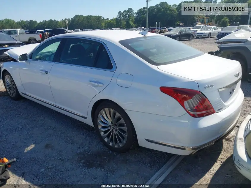 2019 Genesis G90 5.0 Ultimate VIN: KMTF54JH7KU059308 Lot: 45313615