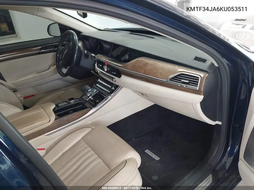 2019 Genesis G90 3.3T Premium VIN: KMTF34JA6KU053511 Lot: 45358413