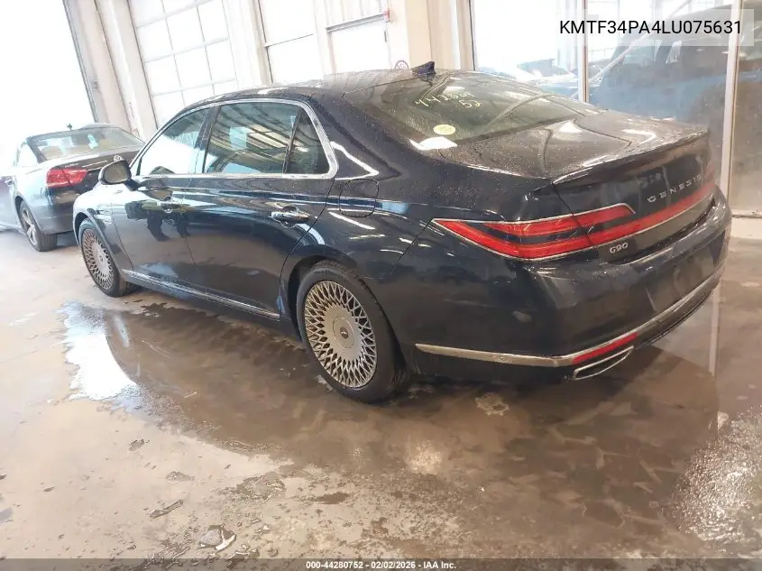 2020 Genesis G90 3.3T Premium Rwd VIN: KMTF34PA4LU075631 Lot: 44280752