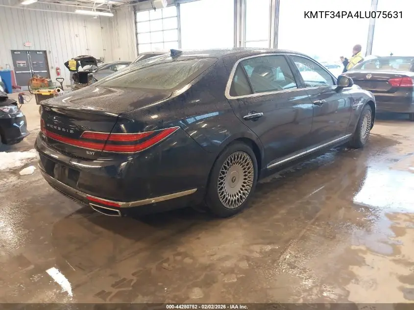 2020 Genesis G90 3.3T Premium Rwd VIN: KMTF34PA4LU075631 Lot: 44280752