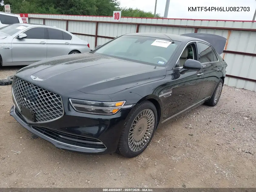 2020 Genesis G90 5.0 Ultimate Rwd VIN: KMTF54PH6LU082703 Lot: 45055497