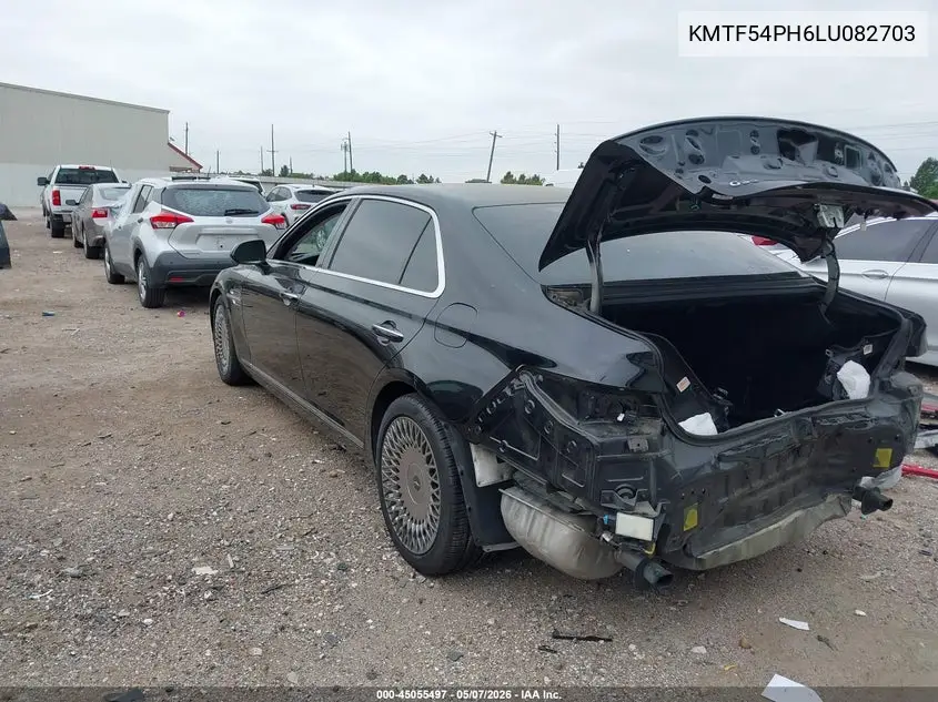 2020 Genesis G90 5.0 Ultimate Rwd VIN: KMTF54PH6LU082703 Lot: 45055497