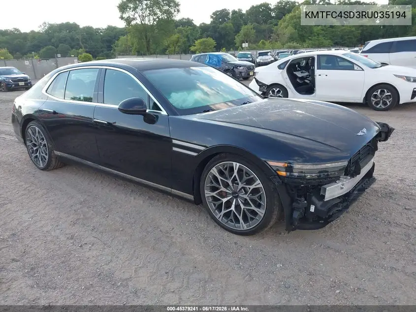 2024 Genesis G90 3.5T E-Sc Awd VIN: KMTFC4SD3RU035194 Lot: 45379241