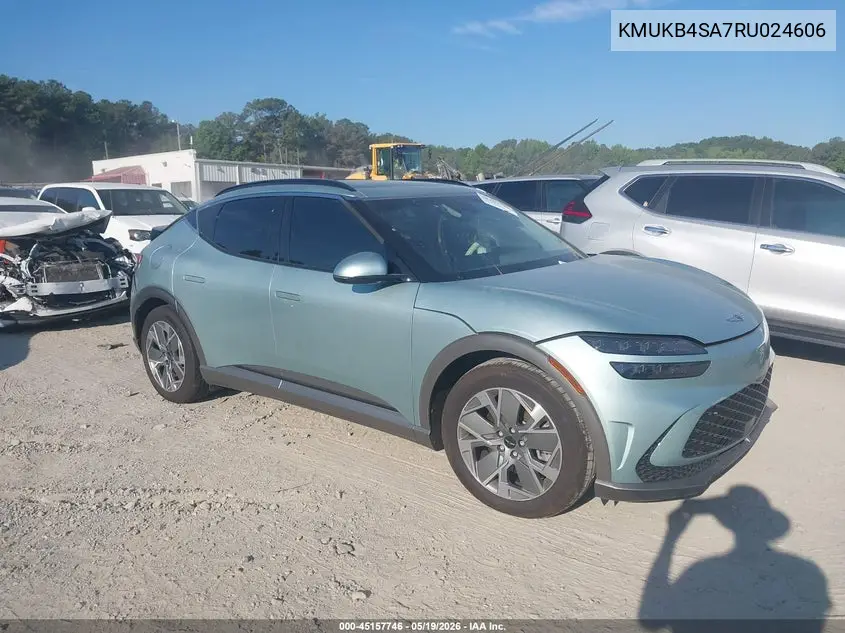 2024 Genesis Gv60 Standard Rwd VIN: KMUKB4SA7RU024606 Lot: 45157746