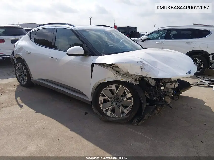 2024 Genesis Gv60 Standard Rwd VIN: KMUKB4SA4RU022067 Lot: 45435617
