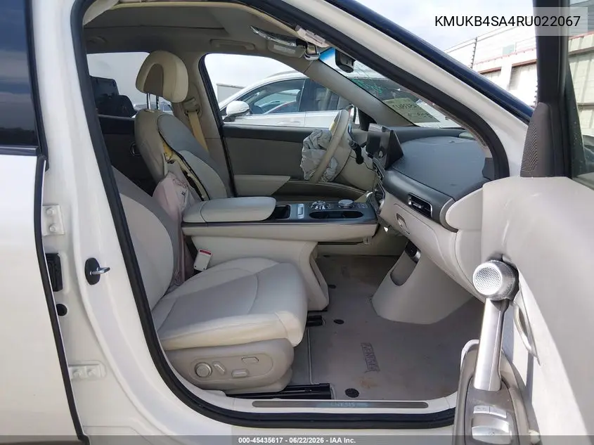 2024 Genesis Gv60 Standard Rwd VIN: KMUKB4SA4RU022067 Lot: 45435617