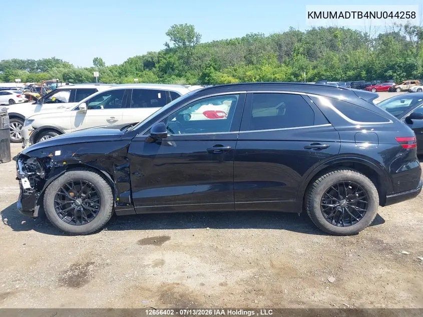 2022 Genesis Gv70 Select/Advanced/Sport Prestige VIN: KMUMADTB4NU044258 Lot: 12656402