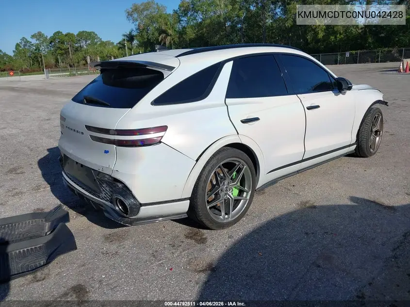 2022 Genesis Gv70 3.5T Awd Sport VIN: KMUMCDTC0NU042428 Lot: 44792511