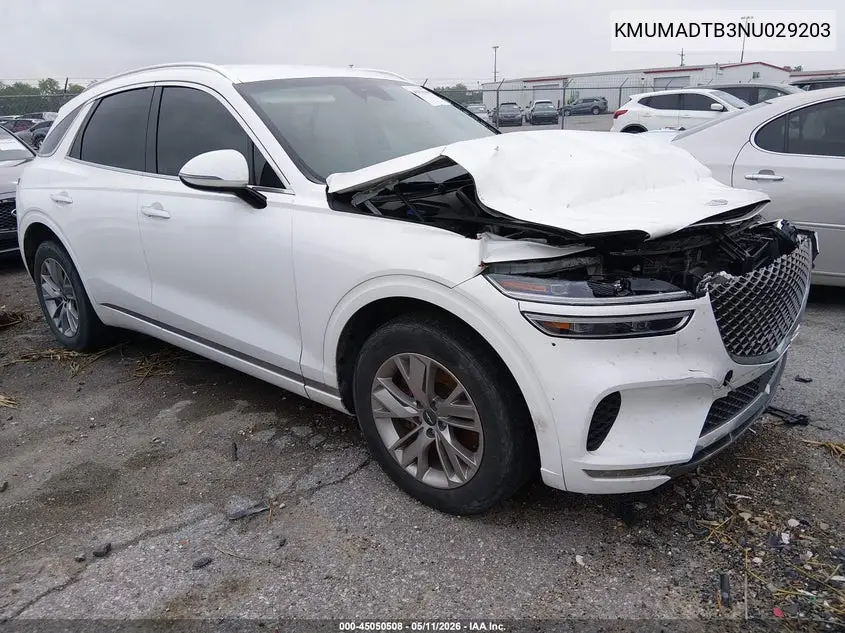 2022 Genesis Gv70 2.5T Awd VIN: KMUMADTB3NU029203 Lot: 45050508