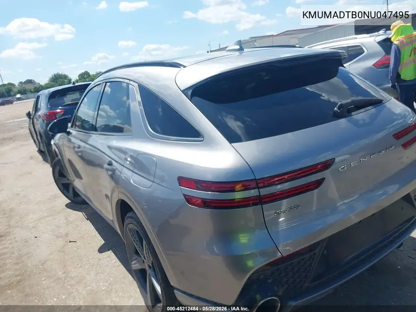 2022 Genesis Gv70 2.5T Awd VIN: KMUMADTB0NU047495 Lot: 45212484