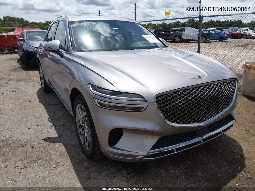 2022 Genesis Gv70 2.5T Awd VIN: KMUMADTB4NU060864 Lot: 45226757