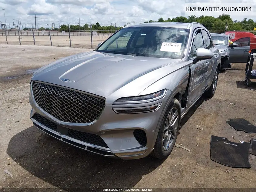 2022 Genesis Gv70 2.5T Awd VIN: KMUMADTB4NU060864 Lot: 45226757