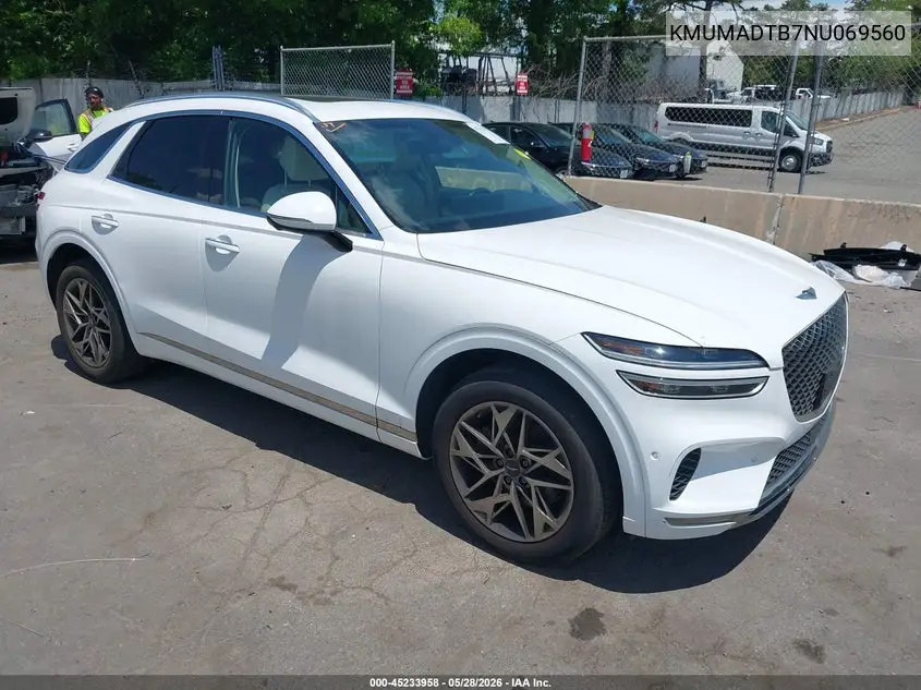2022 Genesis Gv70 2.5T Awd VIN: KMUMADTB7NU069560 Lot: 45233958