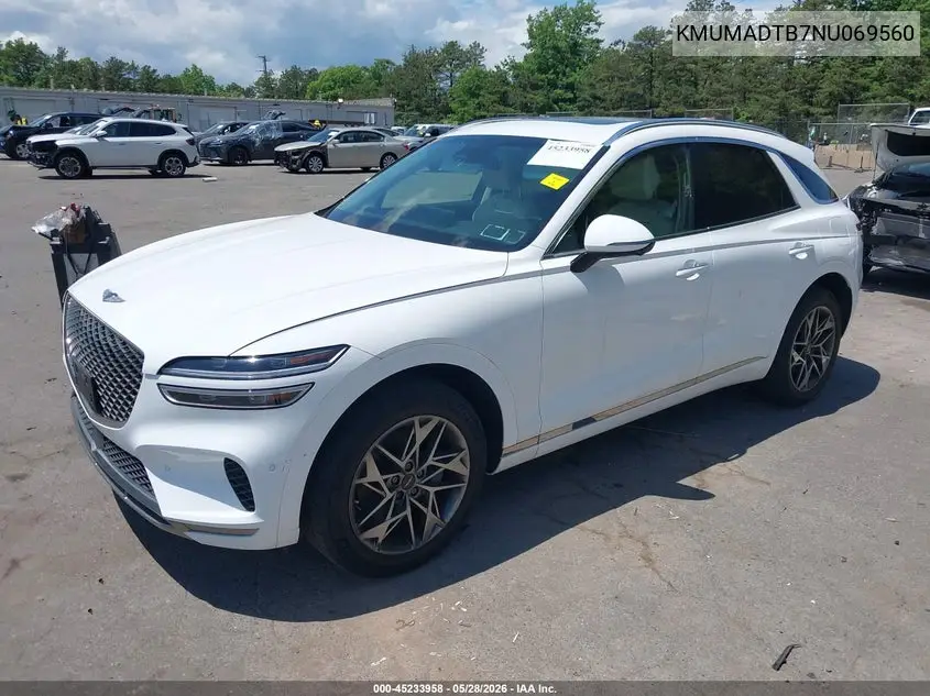 2022 Genesis Gv70 2.5T Awd VIN: KMUMADTB7NU069560 Lot: 45233958