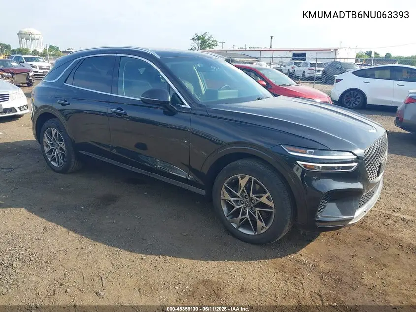 2022 Genesis Gv70 2.5T Awd VIN: KMUMADTB6NU063393 Lot: 45359130