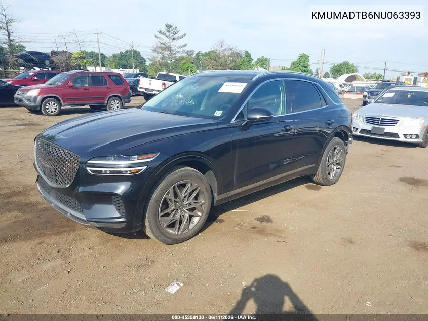 2022 Genesis Gv70 2.5T Awd VIN: KMUMADTB6NU063393 Lot: 45359130